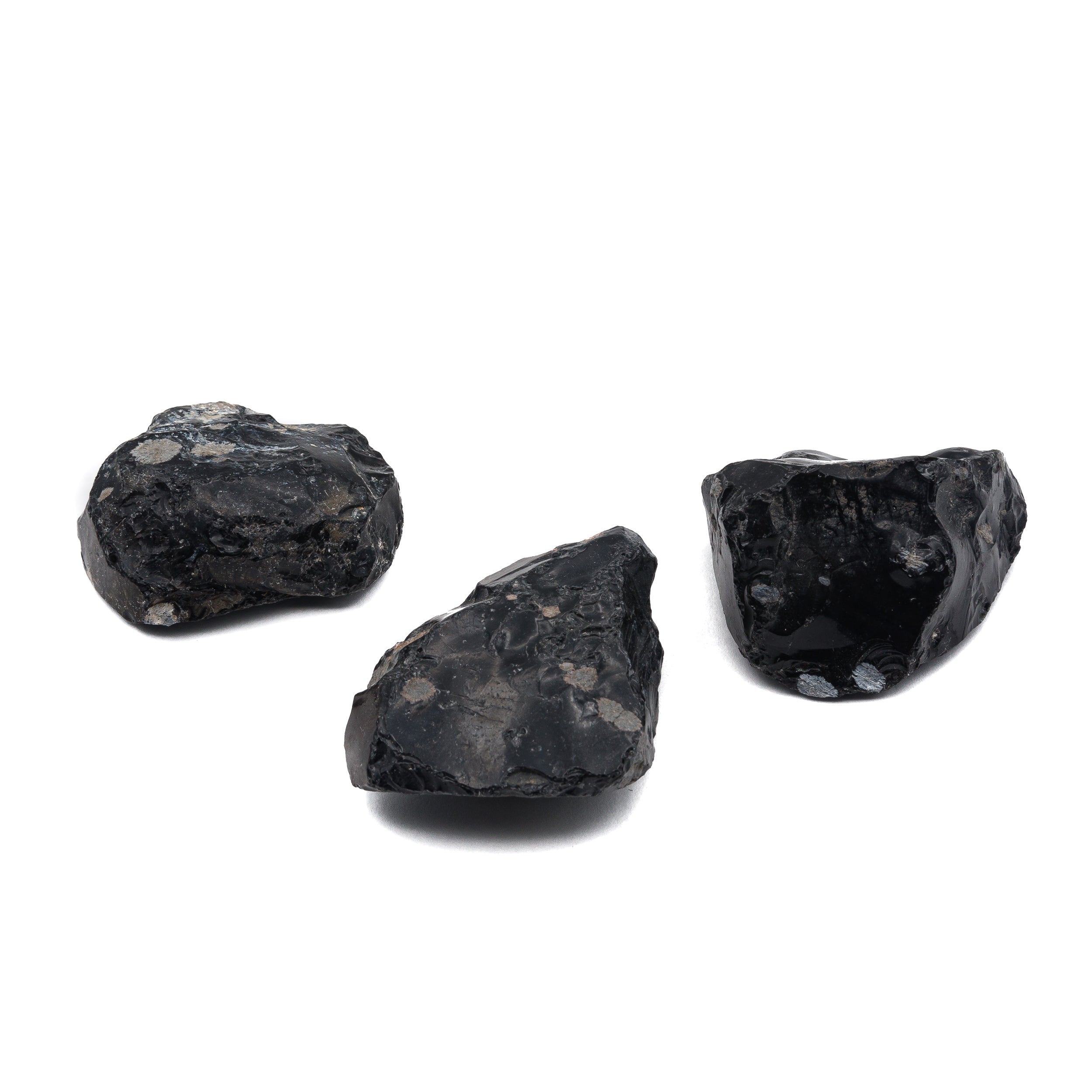 Obsidian - Snowflake Semi-Polished Standing $100